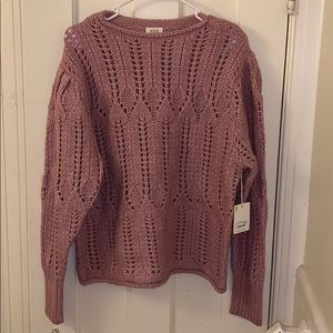 Pink Knit Sweater